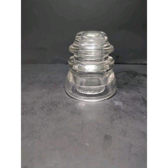 Hemingray‎ 44 Vintage Insulators, 1940s Clear Glass Collectibles, Made in USA - Picture 3 of 9